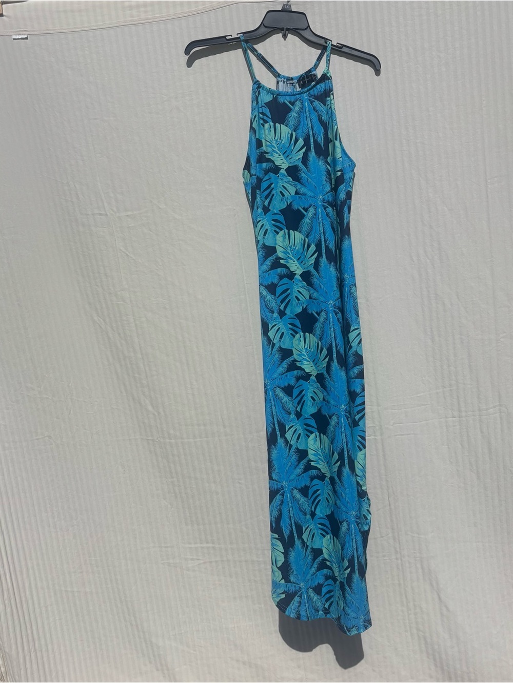 For Good PL Blue Tropical Maxi Dress